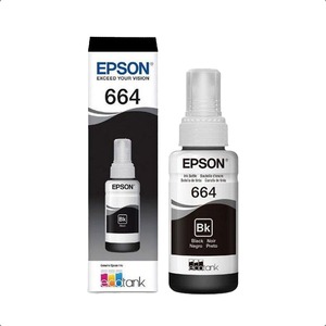 Garrafa de Tinta L110 200 355 365 375 565 PRETO 70 ml EPSON
