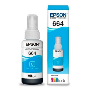 Garrafa de Tinta L110 200 355 365 375 565 CIANO 70 ml EPSON