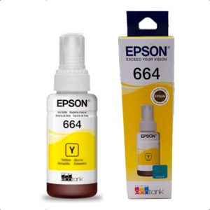 Garrafa de Tinta L110 200 355 365 375 565 AMARELA 70 ml EPSON